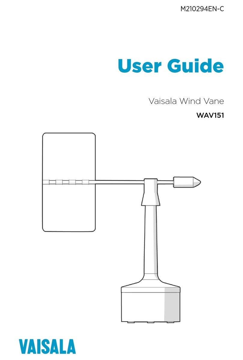 Vaisala WAV151 User manual
