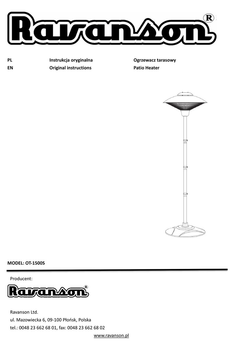 Ravanson OT-1500S Original instructions