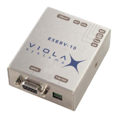 Viola Systems ESERV-10 user manual