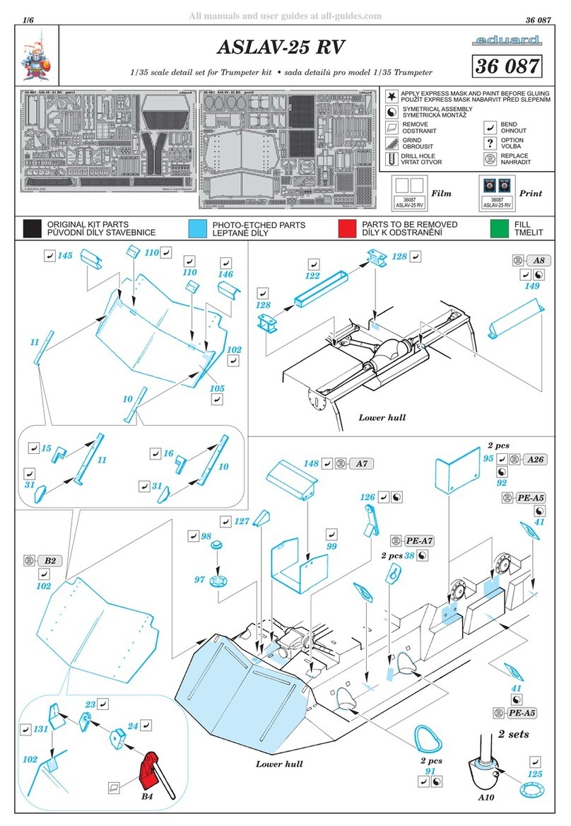Eduard ASLAV-25 RV Assembly instructions