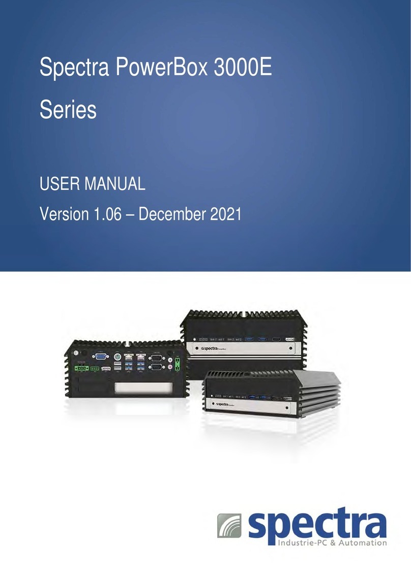 Spectra PowerBox 3000E Series User manual