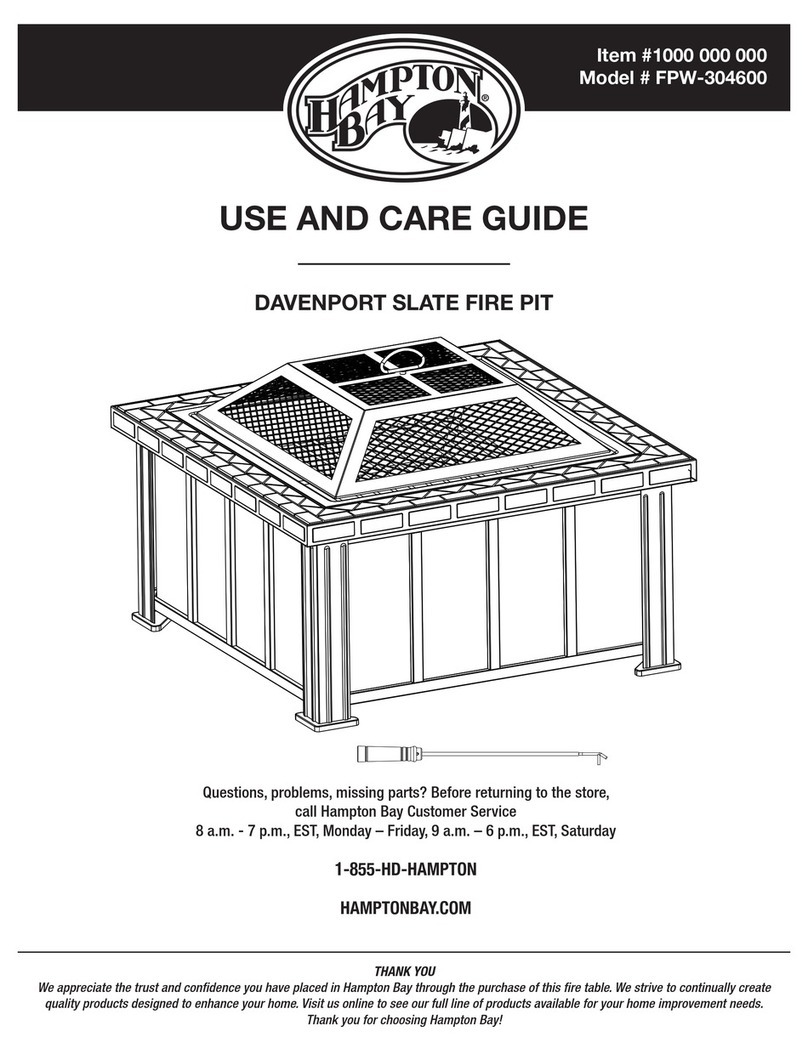 HAMPTON BAY 1000 000 000 Use and care guide