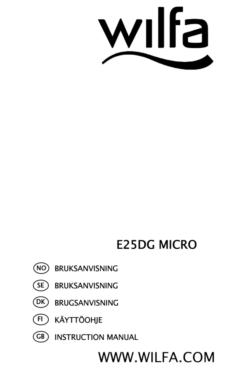 Wilfa E25DG MICRO instruction manual