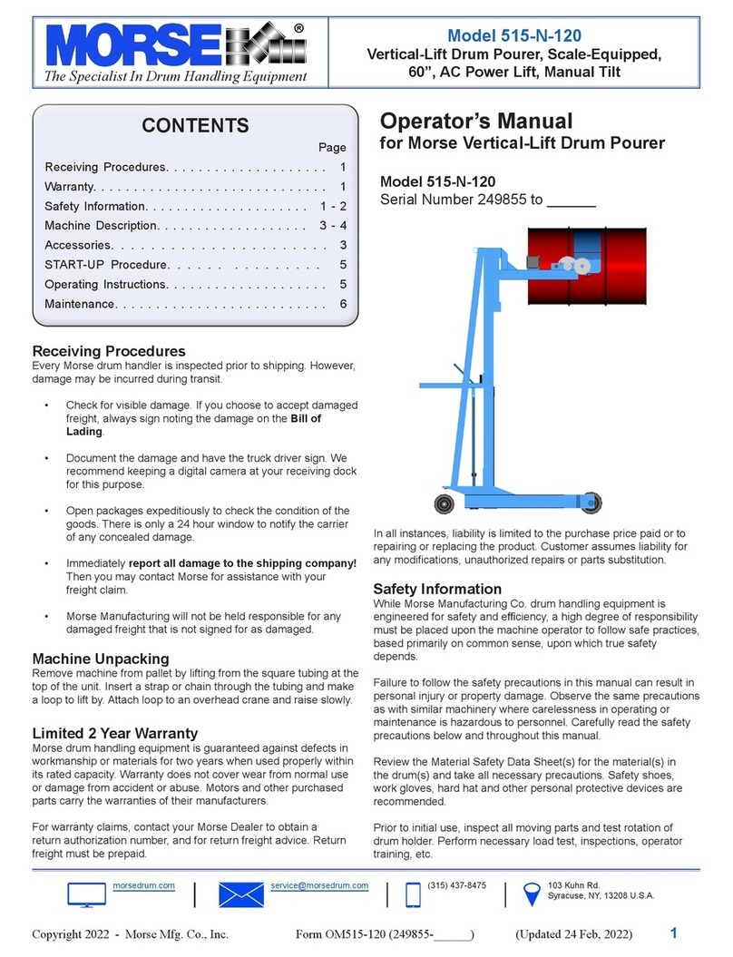 morse 515-N-120 User manual