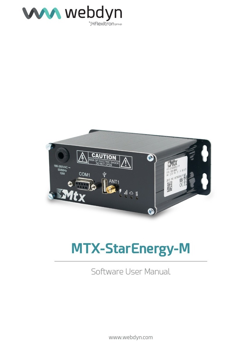 Flexitron Webdyn MTX-StarEnergy-M Software user manual