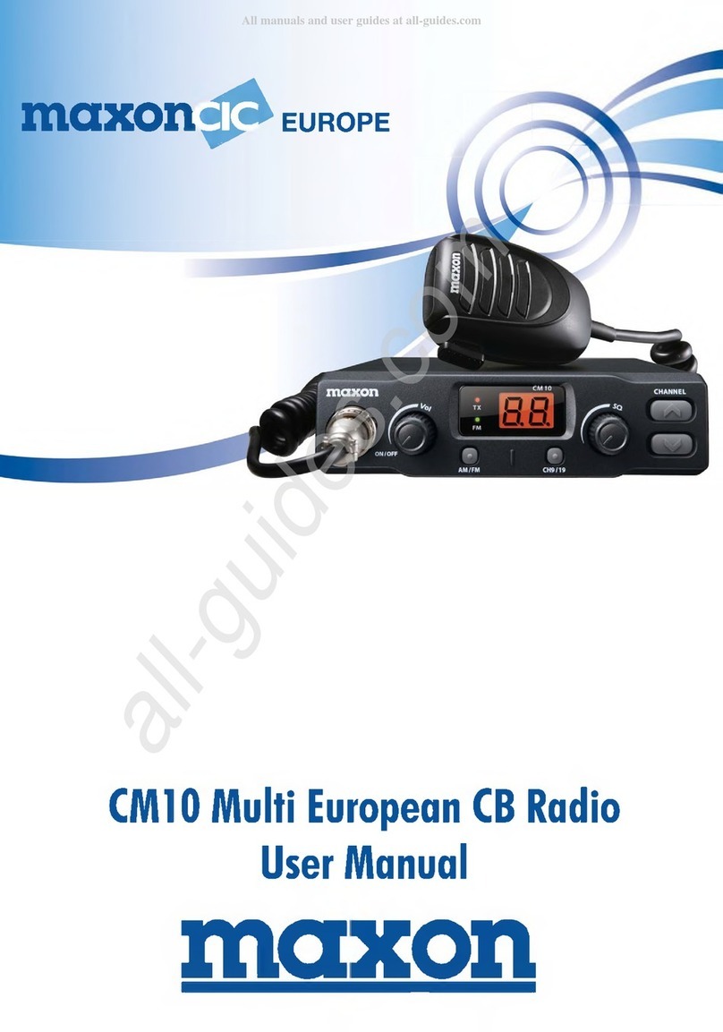 Maxon CIC Europe CM10 User manual