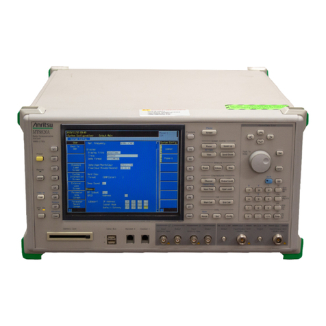 Anritsu MT8820A User manual