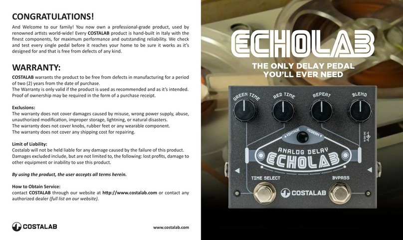 Costalab ECHOLAB quick start guide