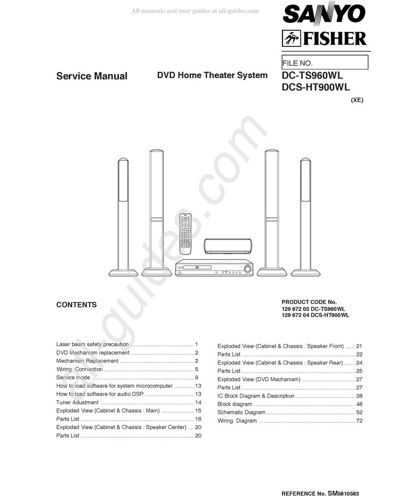 Sanyo DC-TS960WL User manual