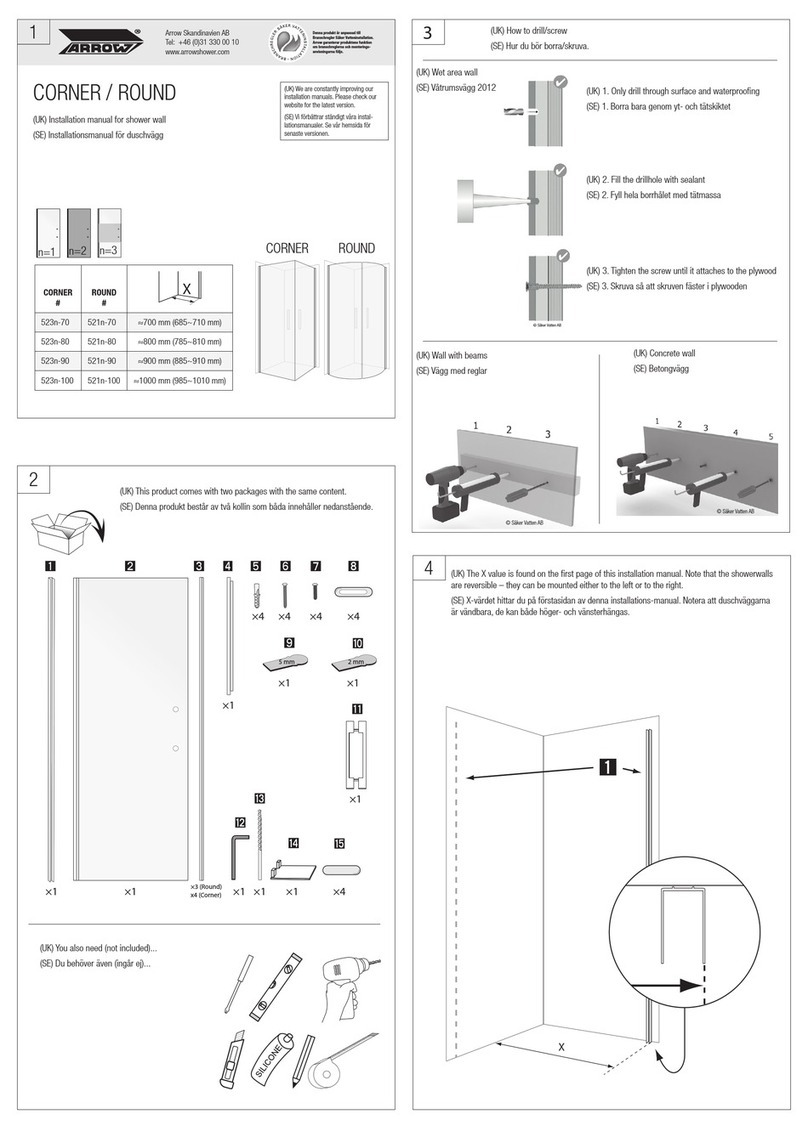 Arrow CORNER 523n-70 User manual