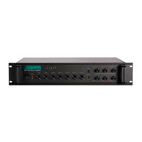 DSPPA MP 210P User manual