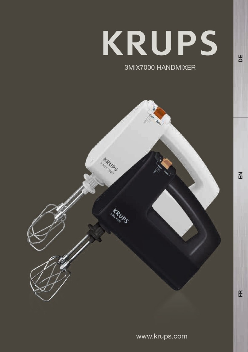 Krups 3Mix 7000 User manual