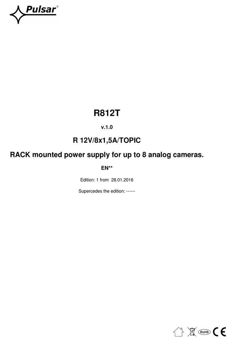 Pulsar R812T User manual