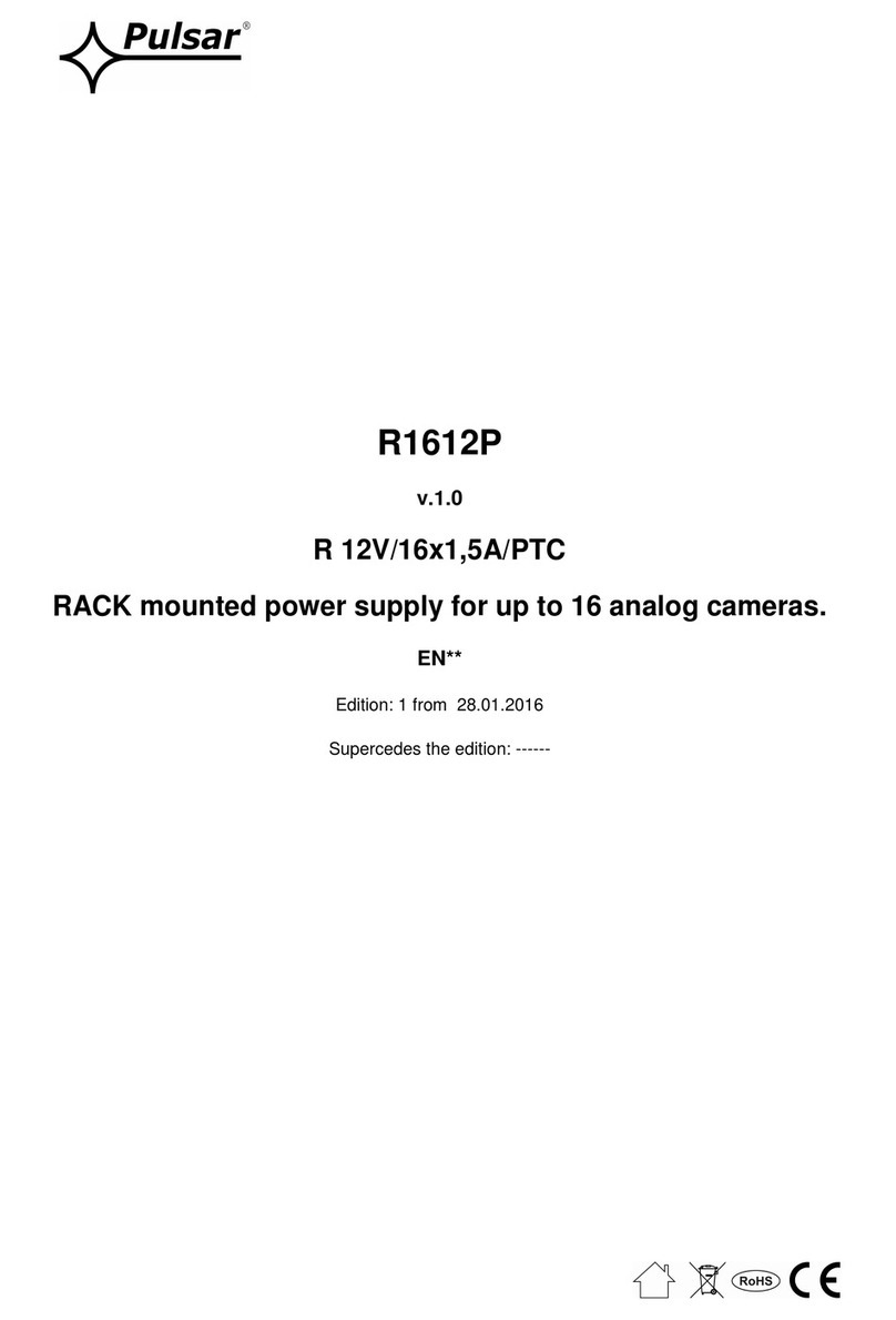 Pulsar R1612P quick start guide