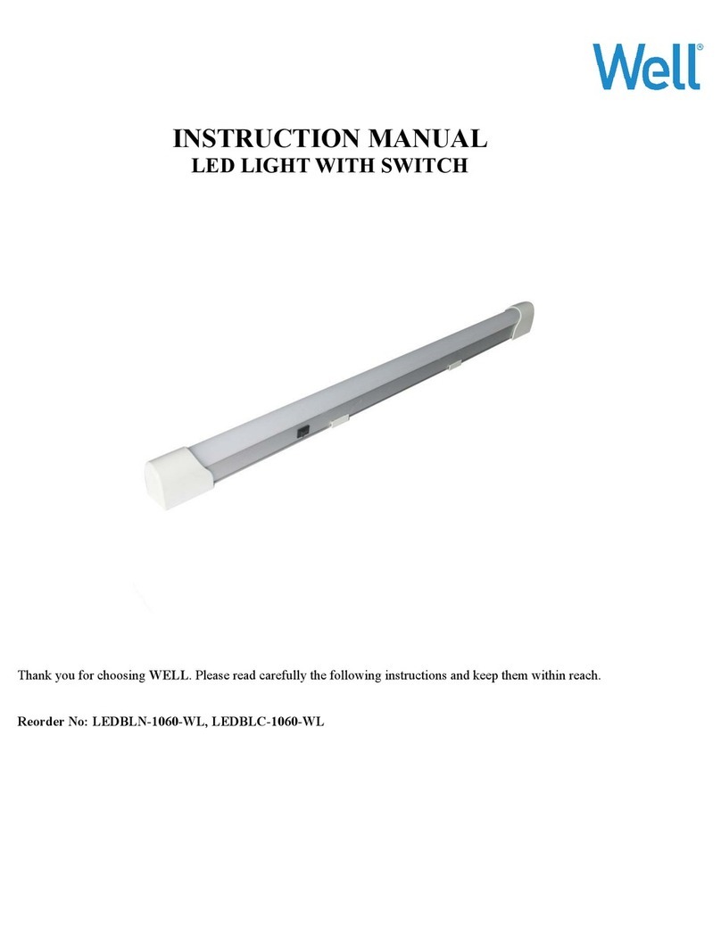 Well EDBLN-1060-WL instruction manual