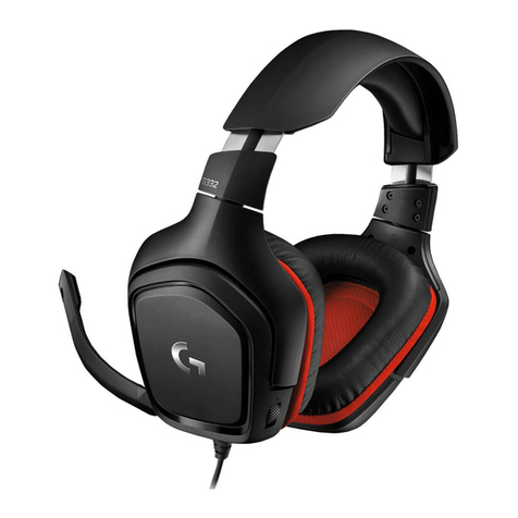 Logitech G332 User manual Logitech G332 User manual