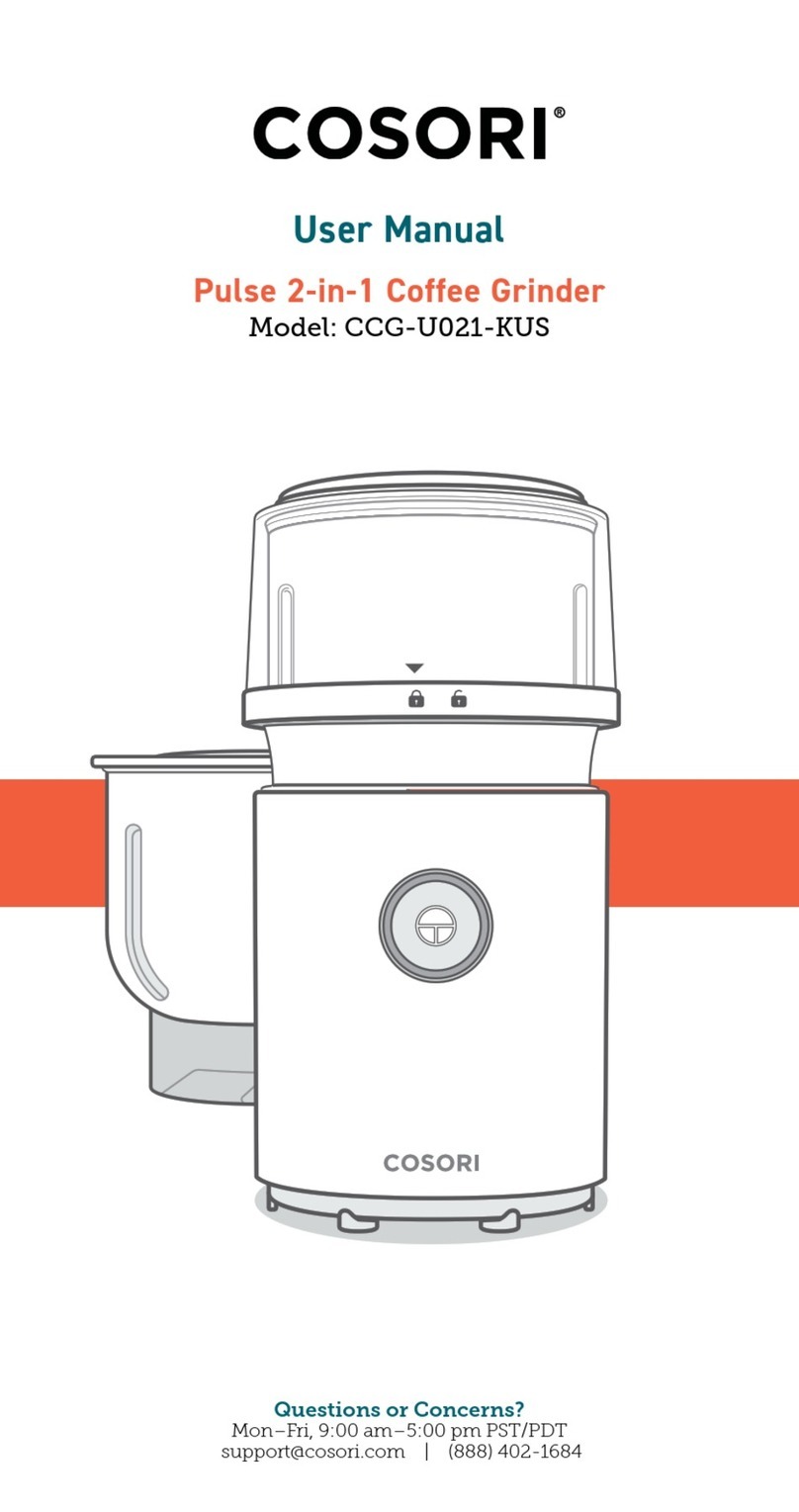Cosori CCG-U021-KUS user manual