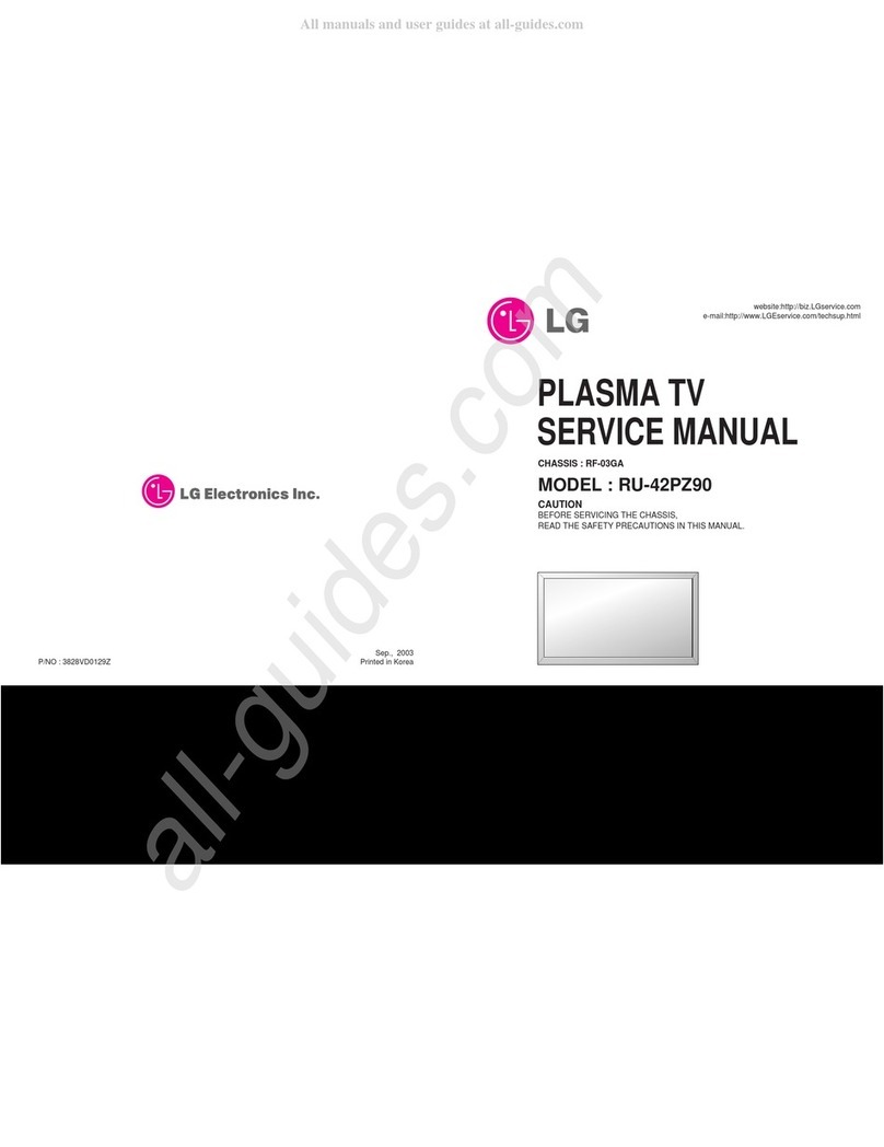 LG RU-42PZ90 - Stand For 42 Inch Plasma EDTV... User manual