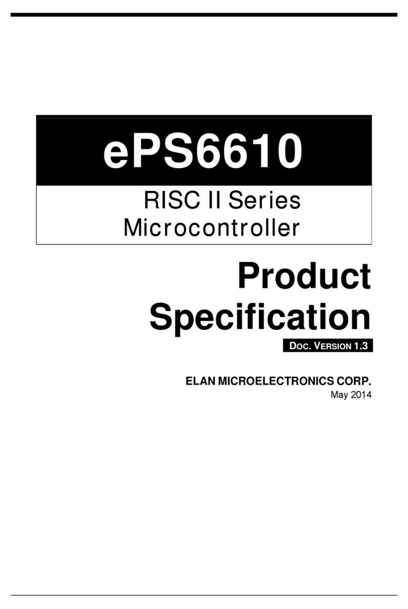 ELAN Microelectronics Corporation RISC II Series Product specification
