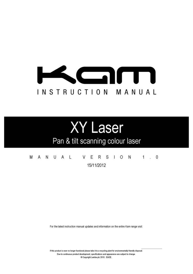 KAM XY Laser User manual
