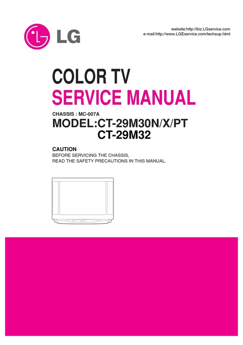 LG CT-29M30N User manual
