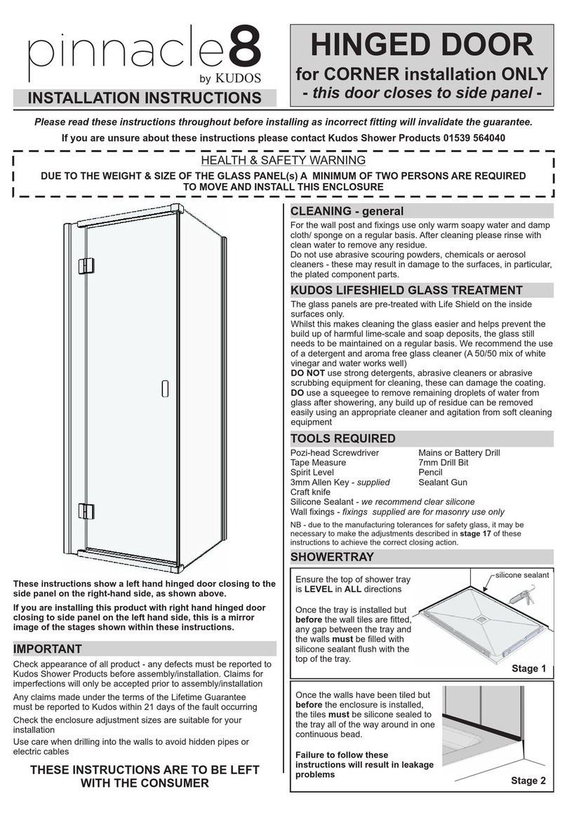 KUDOS pinnacle 8 installation instructions