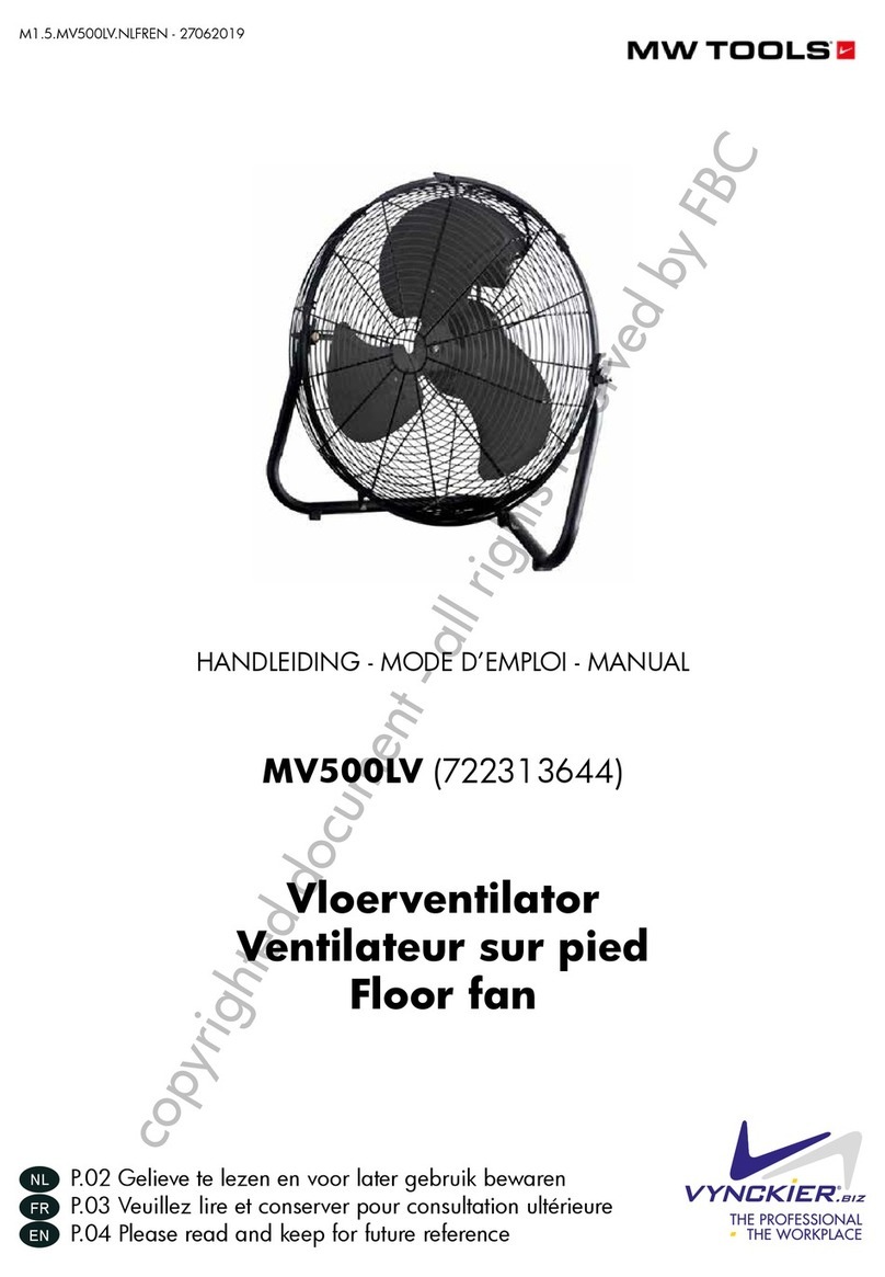 MW TOOLS MV500LV User manual