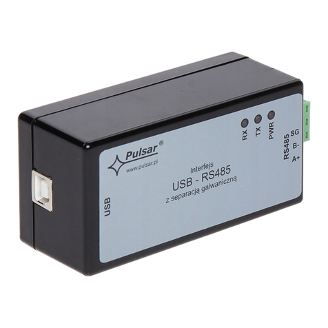 Pulsar USB-RS485 User manual
