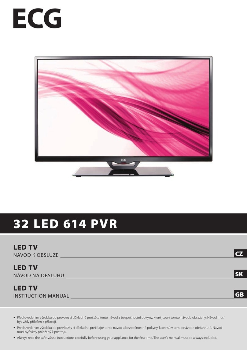 ECG 32 LED 614 PVR User manual