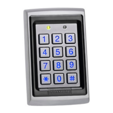 Rosslare Anti-Vandal MIFARE AY-Q6 60 Series Installation and user manual