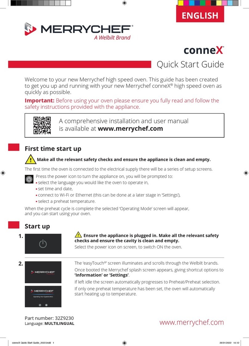 Welbilt Merrychef conneX quick start guide