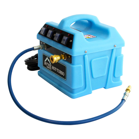 Mytee Hot Turbo 240-120 quick start guide