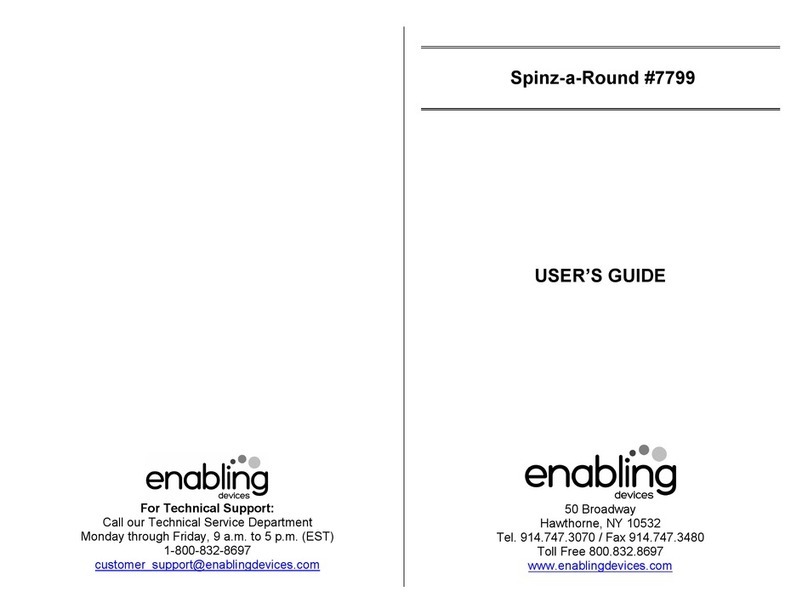Enabling Devices Spinz-a-Round 7799 User manual Enabling Devices Spinz-a-Round 7799 User manual