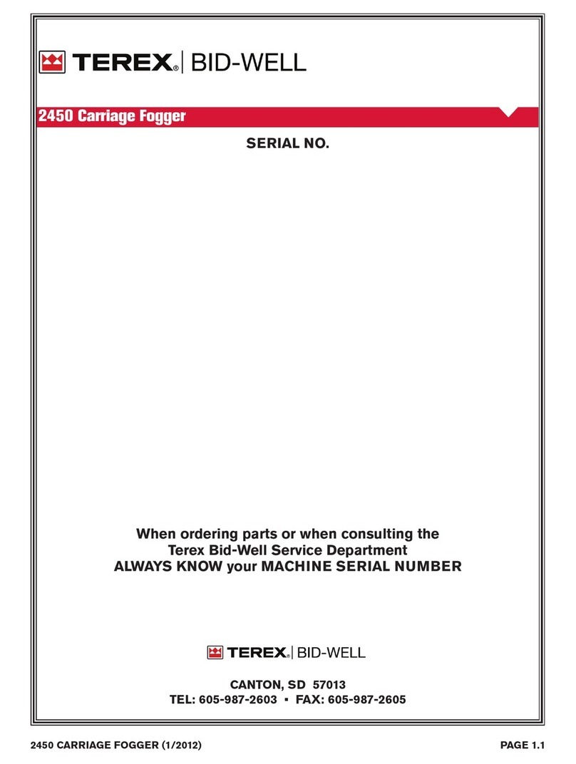 Terex BID-WELL 2450 User manual Terex BID-WELL 2450 User manual