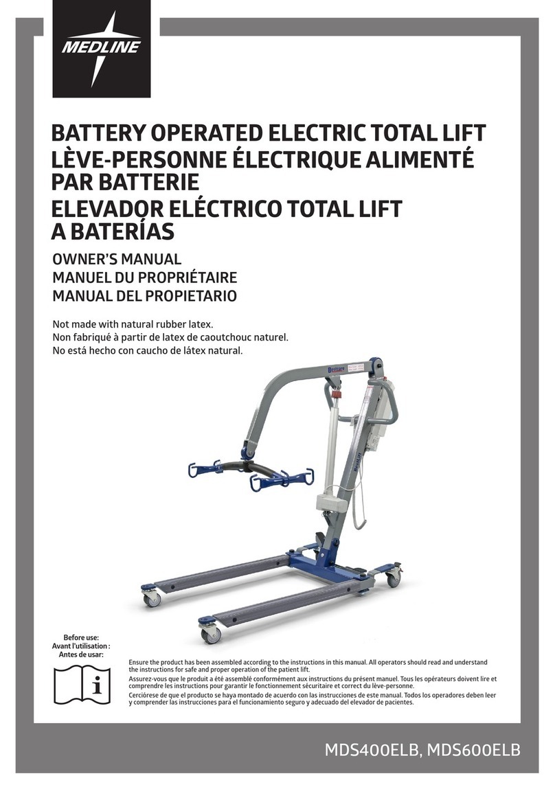 Medline MDS400ELB owner's manual