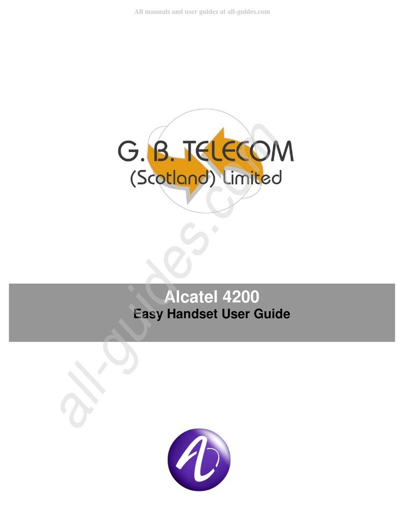 Alcatel EASY REFLEXES 4200 User manual