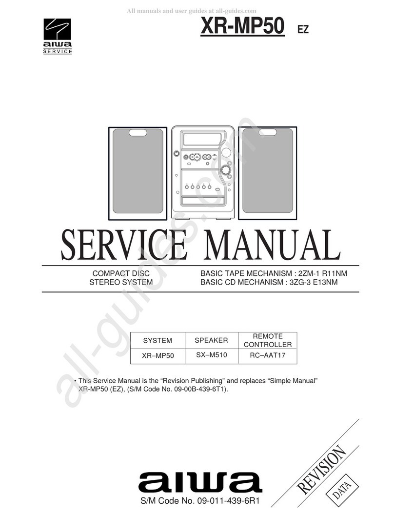 Aiwa XR-MP50 User manual