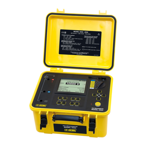 AEMC instruments 6550 User manual AEMC instruments 6550 User manual