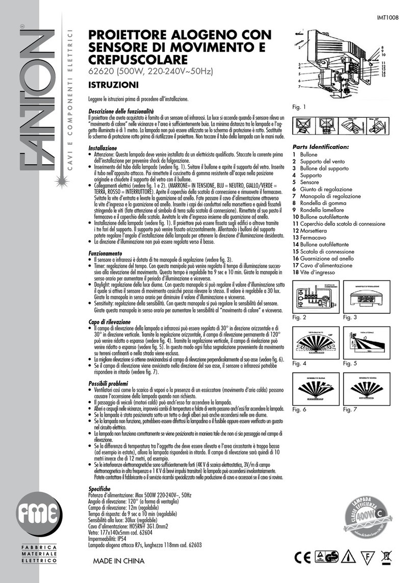 Fanton 62620 instructions