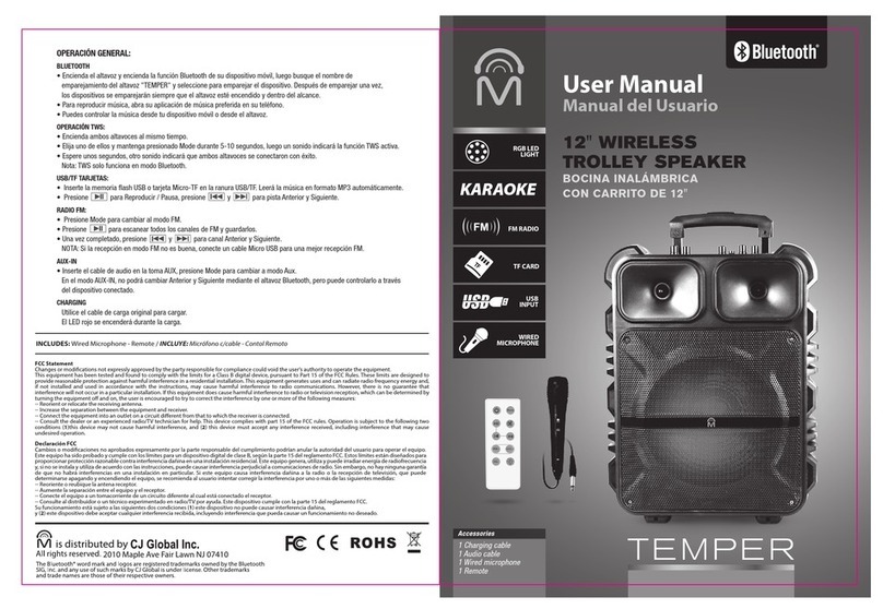 M TEMPER user manual