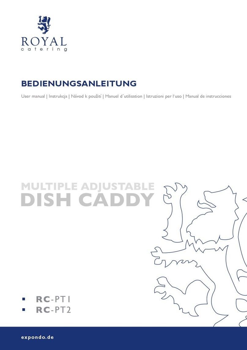 Royal Catering DISH CADDY RC-PT1 user manual