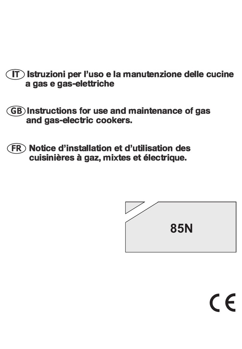 Bompani 85N Specification sheet Bompani 85N Specification sheet