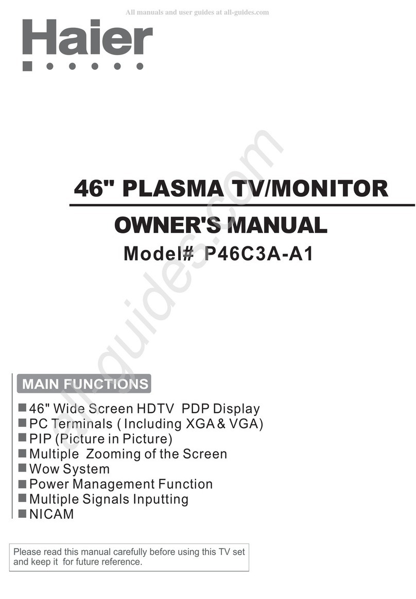 Haier P46C3A-A1 User manual