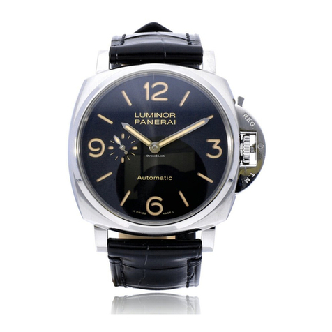 Panerai 3 DAYS ORO ROSSO instructions