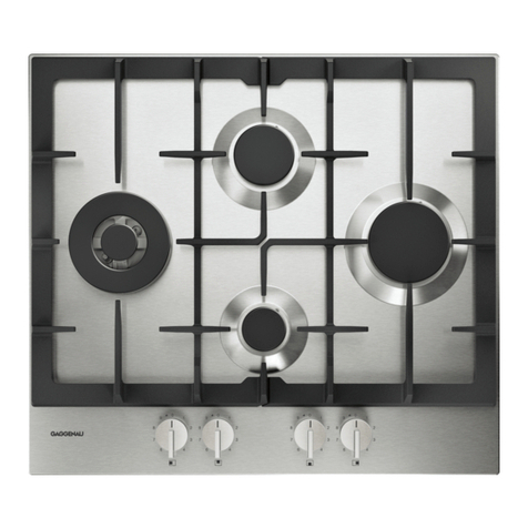 Gaggenau CG261210 Series user manual