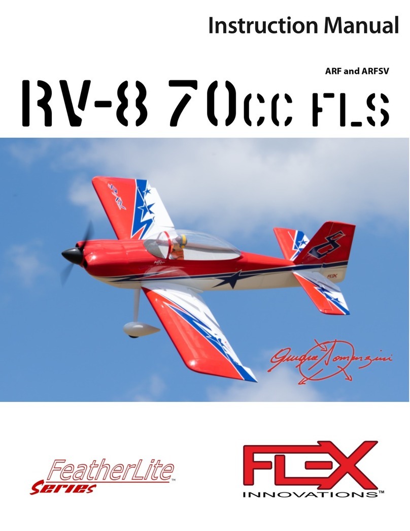 Flex innovations FeatherLite RV-8 70cc FLS User manual
