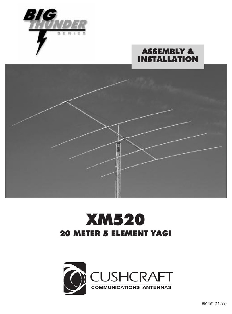 CUSHCRAFT BIG THUNDER XM520 Assembly & installation