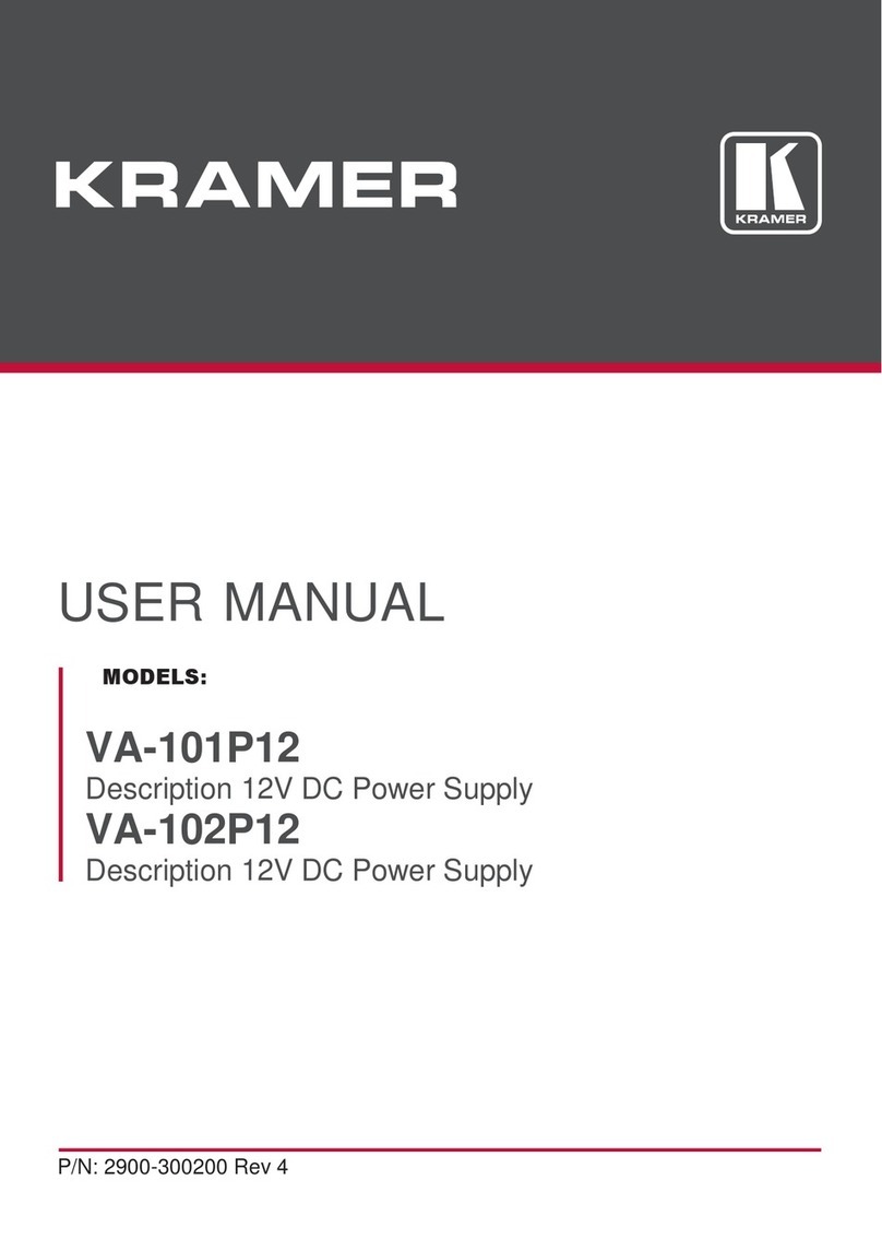 Kramer VA-101P12 User manual