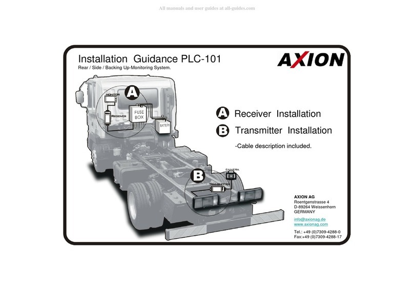 Axion PLC-101 Installation guidance