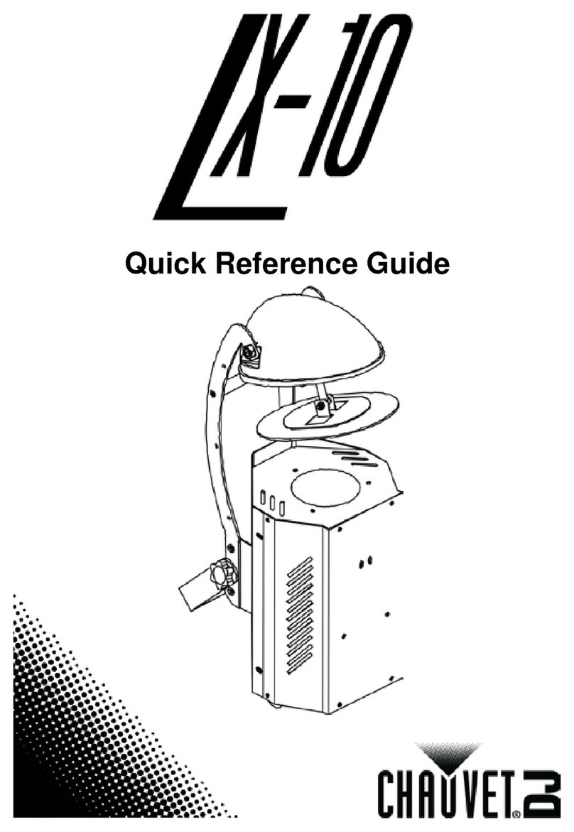 Chauvet DJ LX-10 Quick reference guide